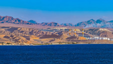 Saudi Arabia's Red Sea coast is home to numerous water and power plants